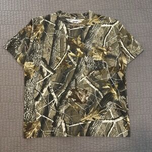 Wrangler ProGear Realtree Camo‎ T Shirt Men's XL Relaxed Fit Vintage Y2K Hunting